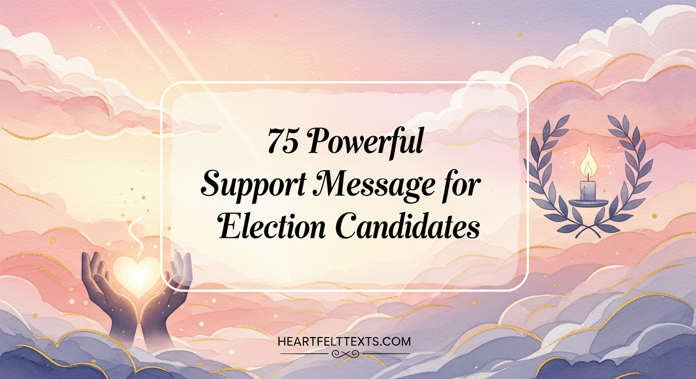 75 Powerful Support Message for Election Candidates