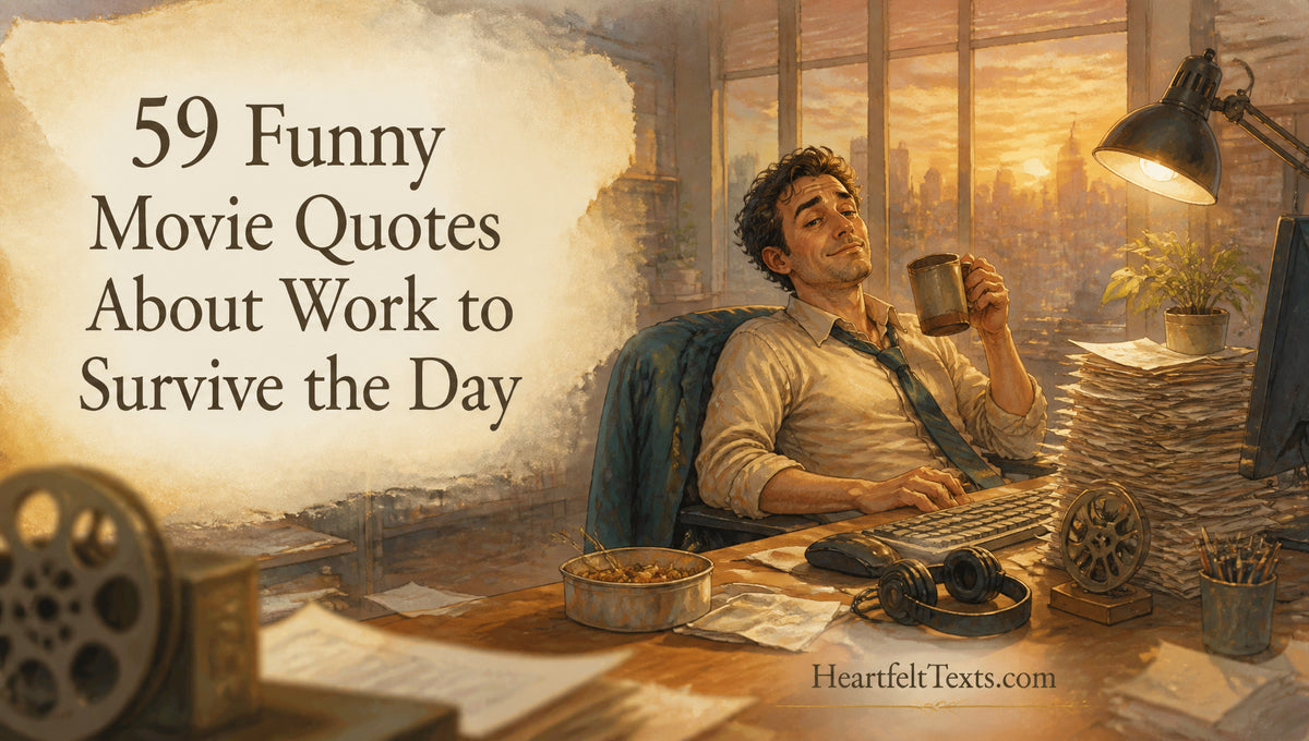 59 Funny Movie Quotes About Work to Survive the Day