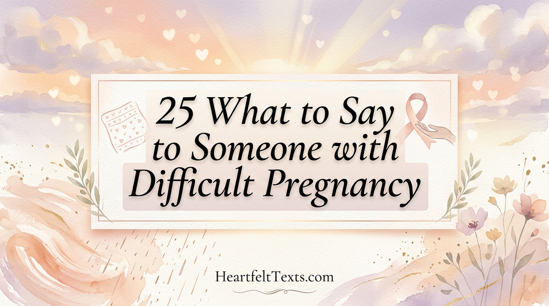 25 What to Say to Someone with Difficult Pregnancy