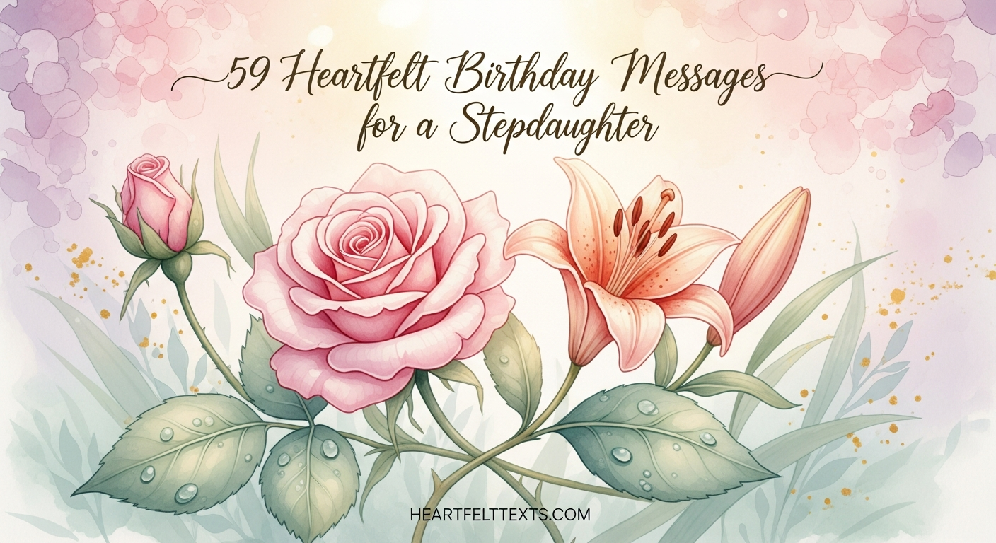 59 Heartfelt Birthday Messages for a Stepdaughter