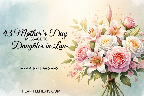 43 Mother's Day Message to Daughter in Law Heartfelt Wishes