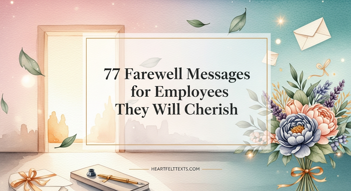 77 Farewell Messages for Employees They Will Cherish