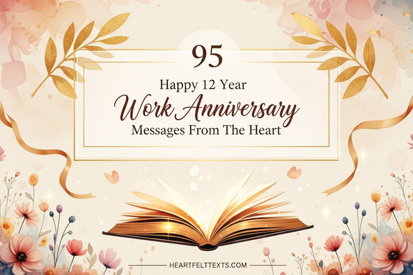 95 Happy 12 Year Work Anniversary Messages From The Heart