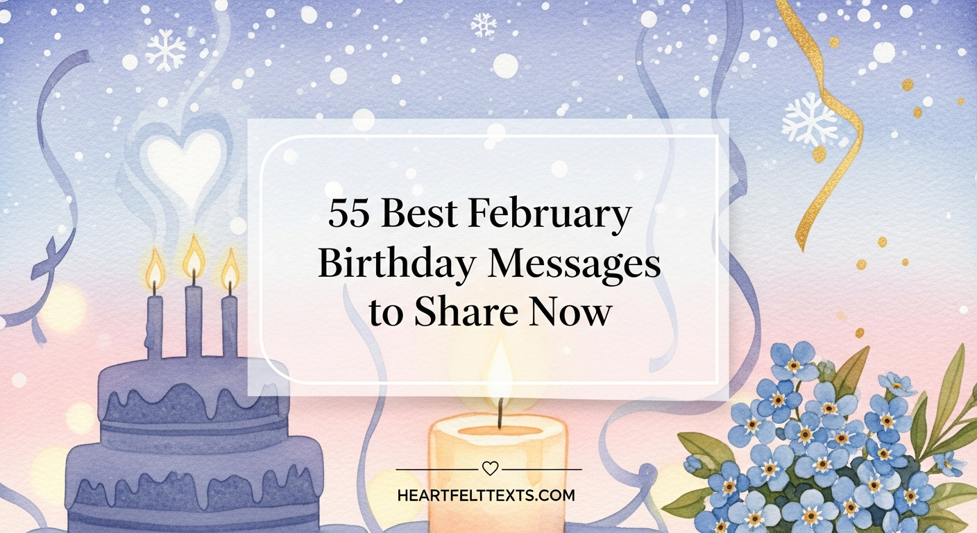 55 Best February Birthday Messages to Share Now