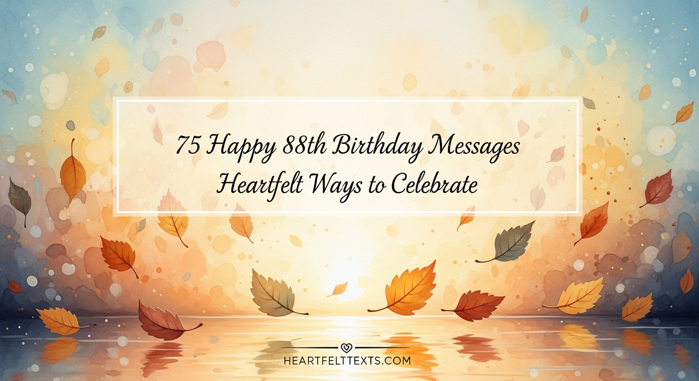 75 Happy 88th Birthday Messages Heartfelt Ways to Celebrate
