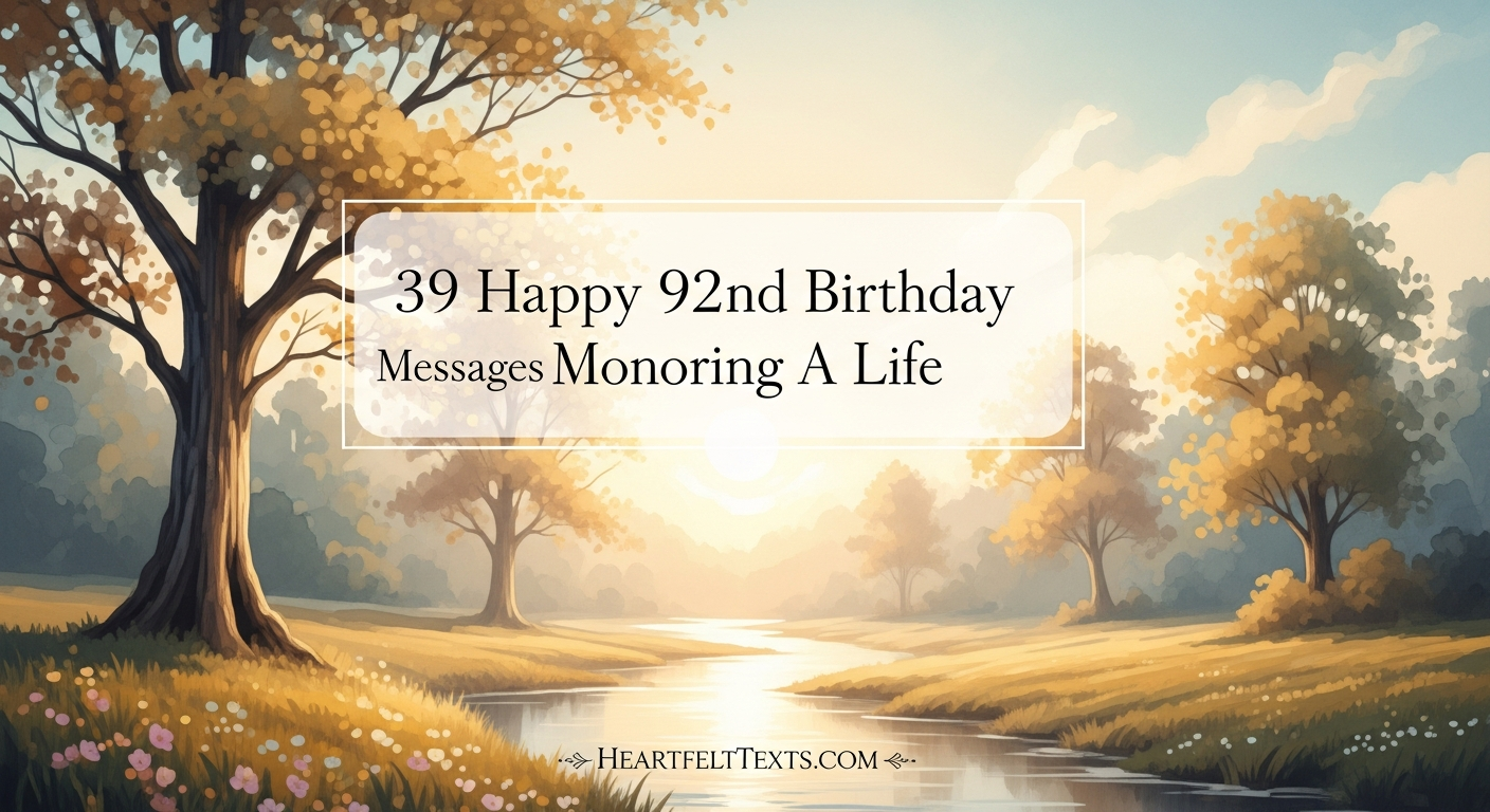 39 Happy 92nd Birthday Messages Honoring A Life