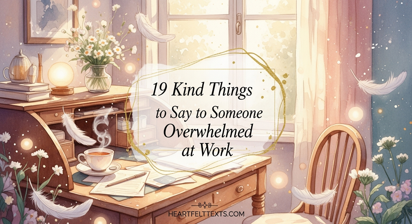 19 Kind Things to Say to Someone Overwhelmed at Work
