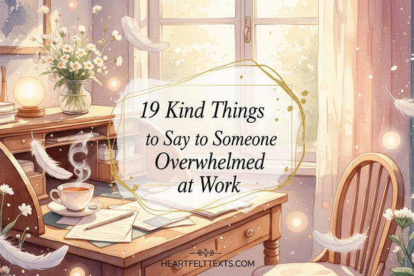 19 Kind Things to Say to Someone Overwhelmed at Work
