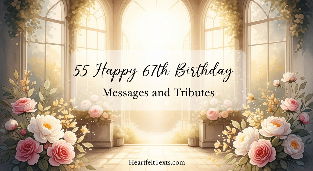 55 Happy 67th Birthday Messages and Tributes