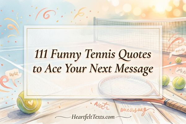 111 Funny Tennis Quotes to Ace Your Next Message
