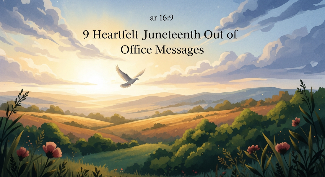 9 Heartfelt Juneteenth Out of Office Messages