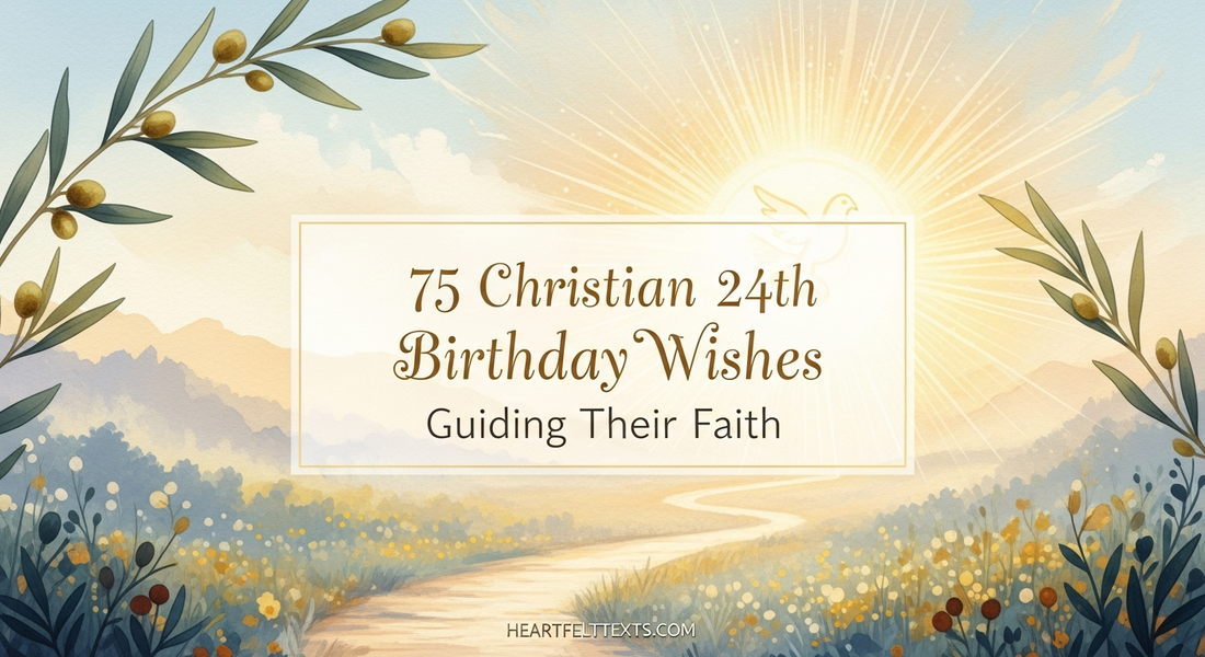 75 Christian 24th Birthday Wishes Guiding Their Faith