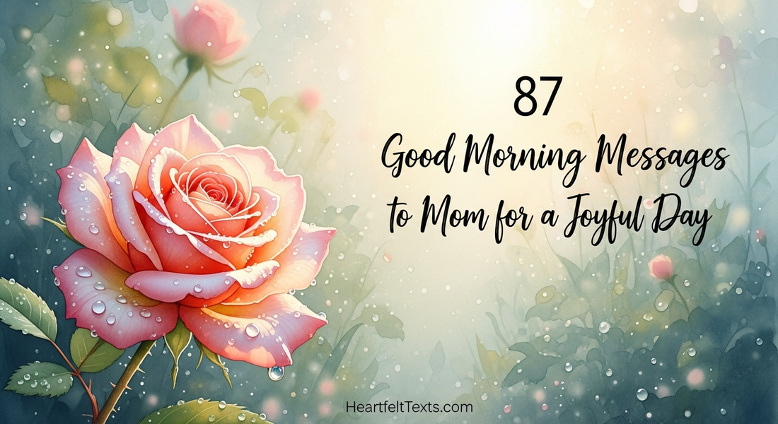 87 Good Morning Messages to Mom for a Joyful Day