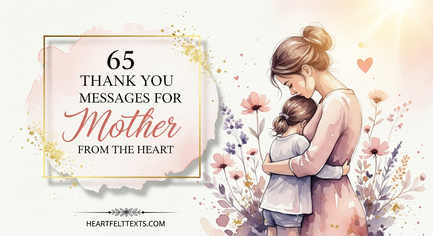 65 Thank You Messages for Mother from the Heart