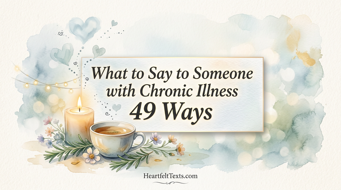 What to Say to Someone with Chronic Illness 49 Ways