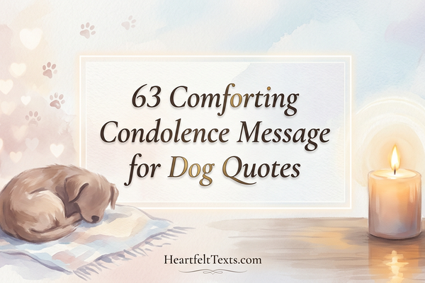 63 Comforting Condolence Message for Dog Quotes