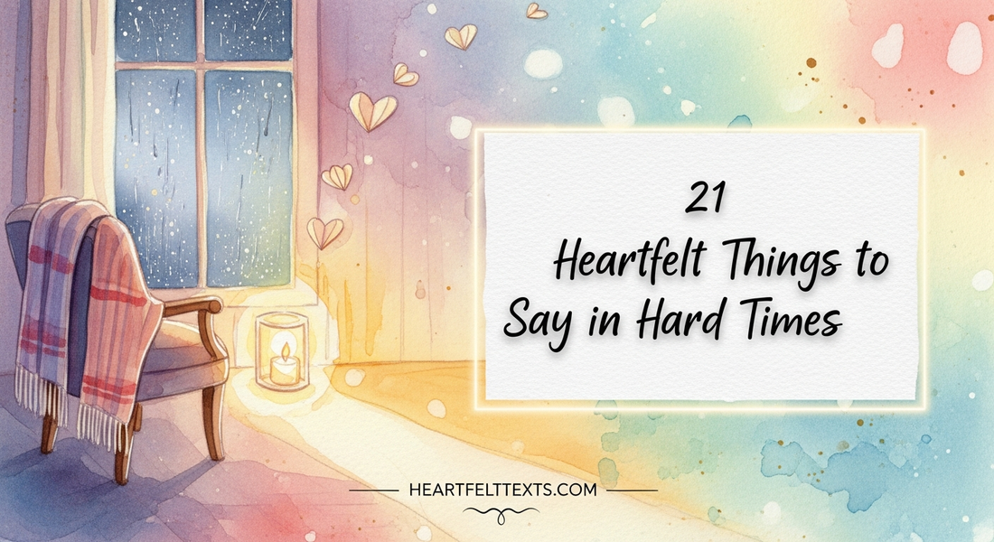 21 Heartfelt Things to Say in Hard Times