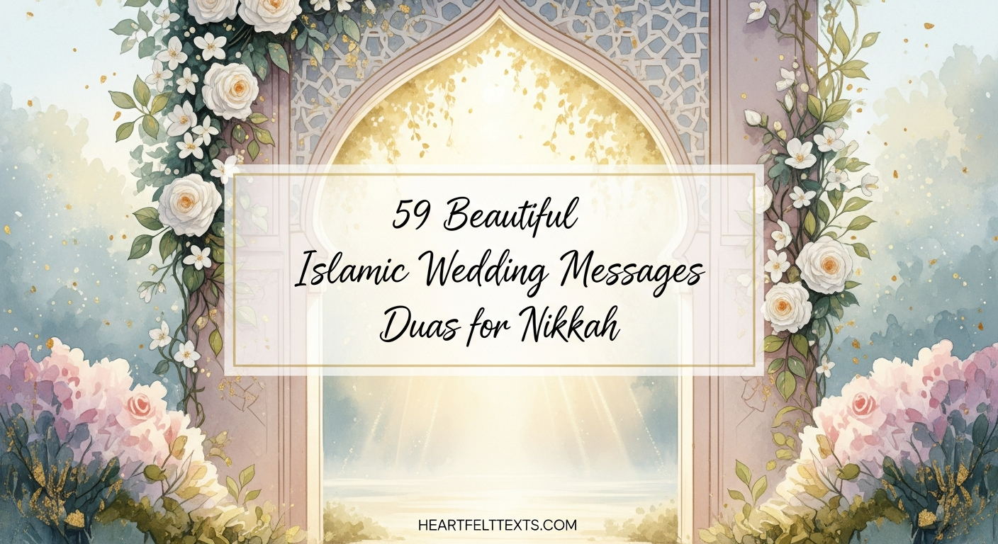 59 Beautiful Islamic Wedding Messages Duas for Nikkah