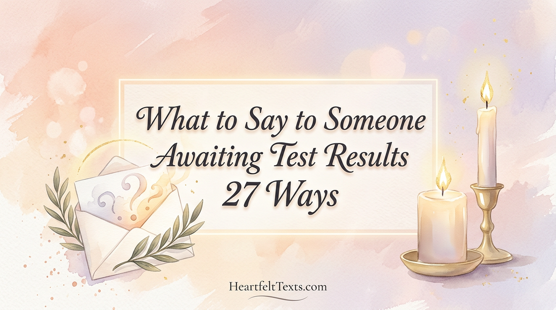 What to Say to Someone Awaiting Test Results 27 Ways