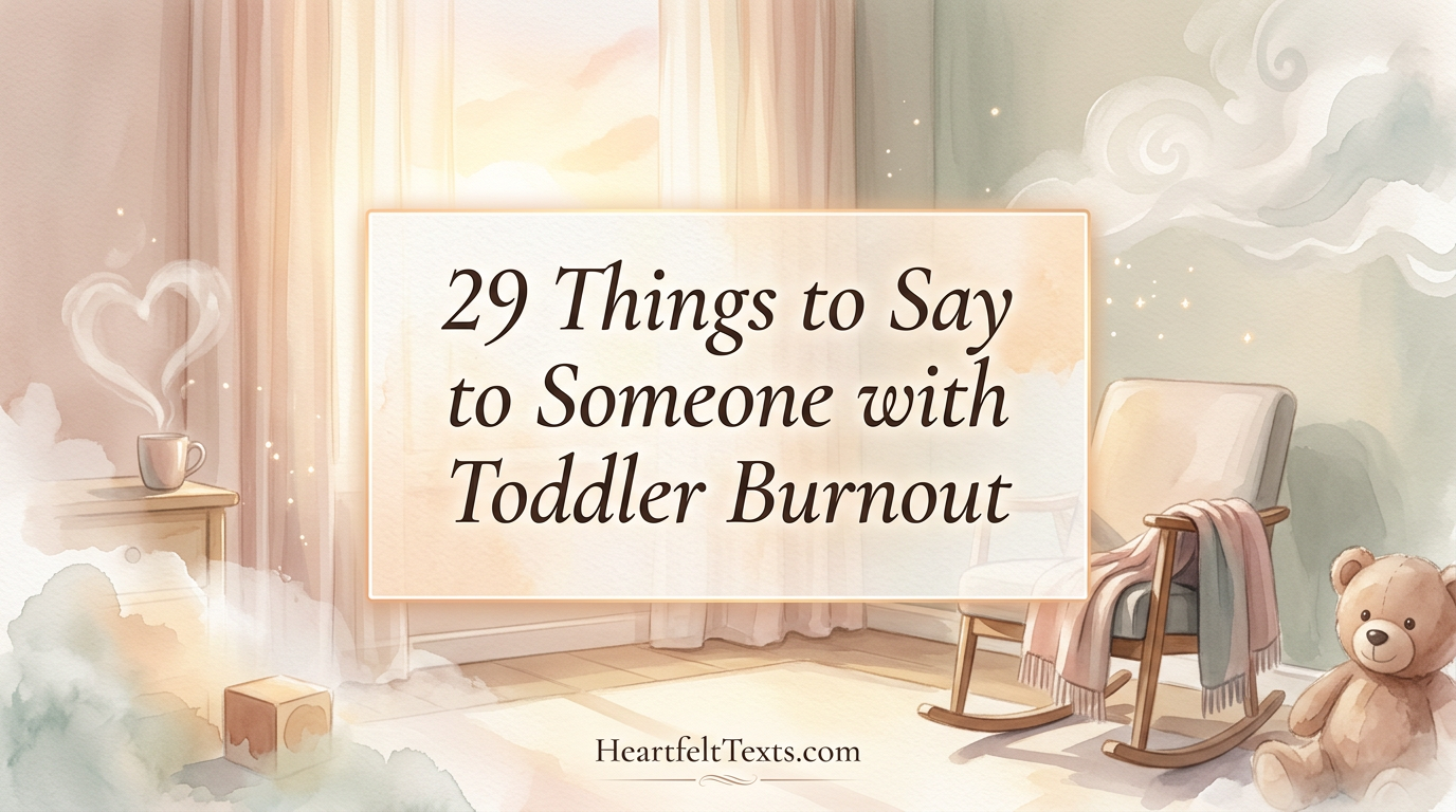 29 Things to Say to Someone with Toddler Burnout
