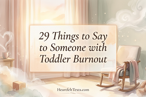 29 Things to Say to Someone with Toddler Burnout