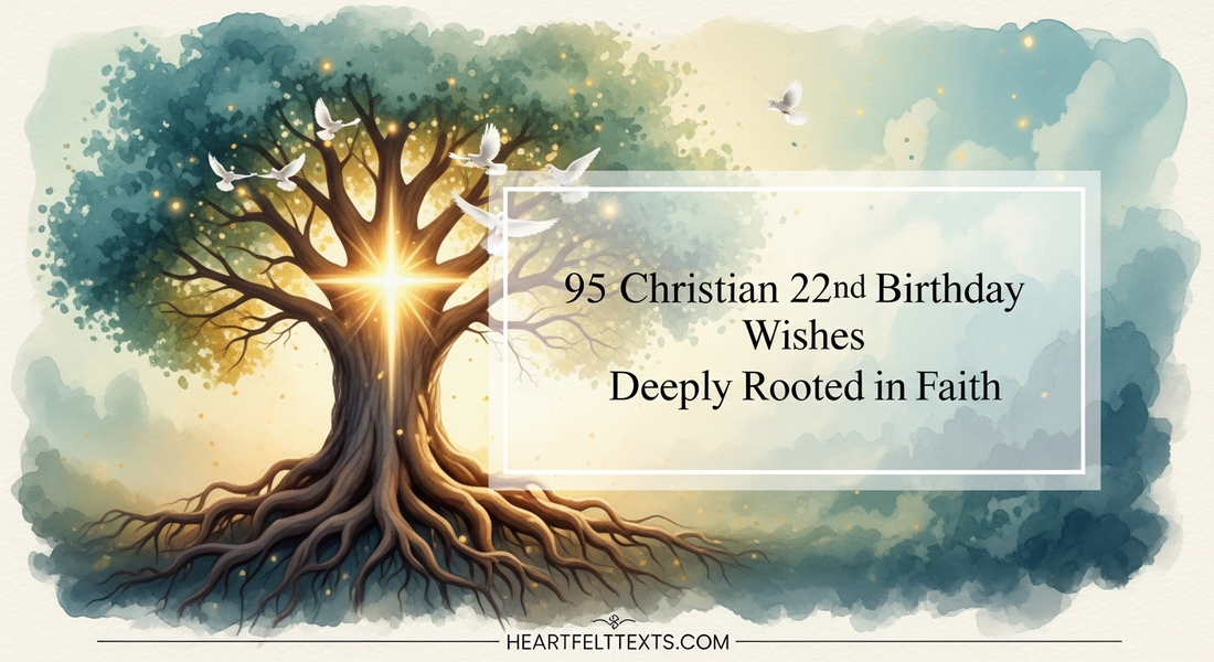 95 Christian 22nd Birthday Wishes Deeply Rooted in Faith