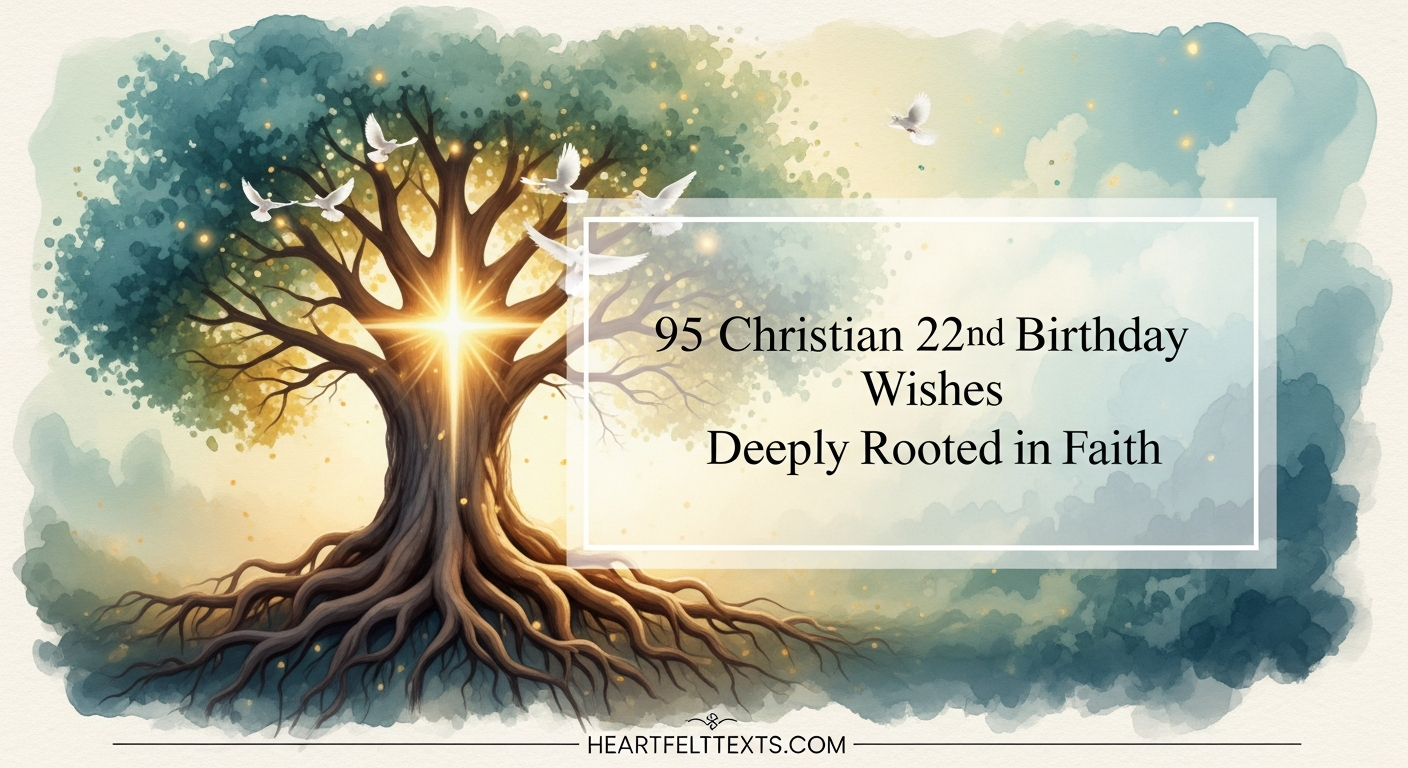 95 Christian 22nd Birthday Wishes Deeply Rooted in Faith