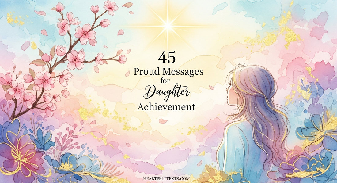 45 Proud Messages for Daughter Achievement