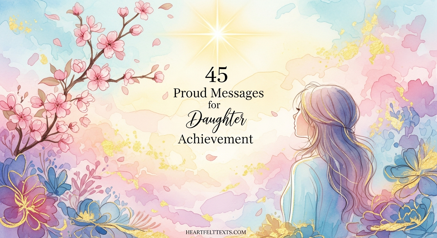 45 Proud Messages for Daughter Achievement