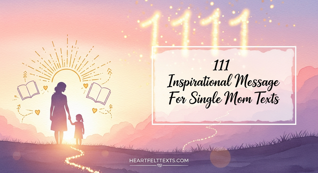 111 Inspirational Message For Single Mom Texts