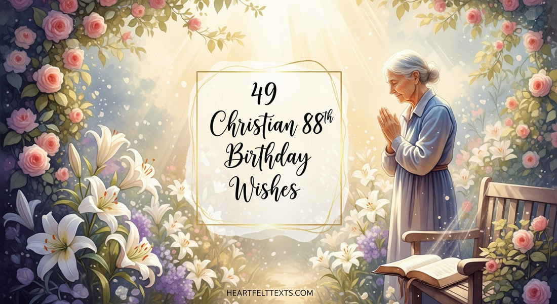 49 Christian 88th Birthday Wishes A Life of Faith