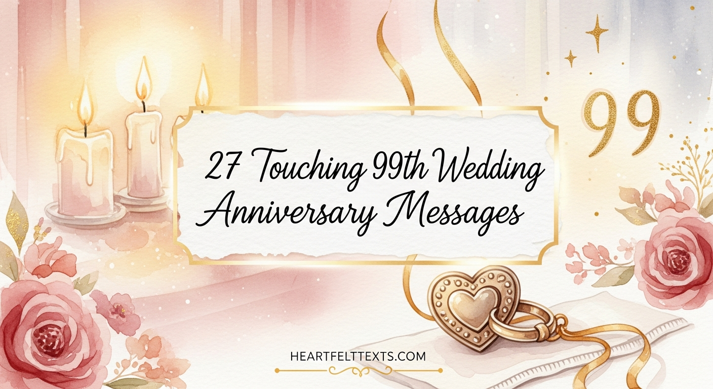 27 Touching 99th Wedding Anniversary Messages