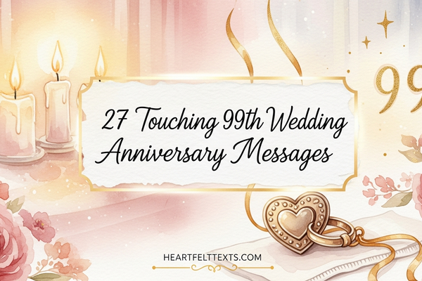 27 Touching 99th Wedding Anniversary Messages