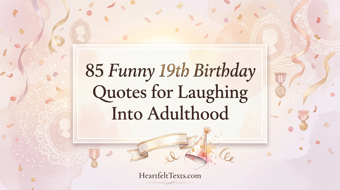 85 Funny 19th Birthday Quotes for Laughing Into Adulthood