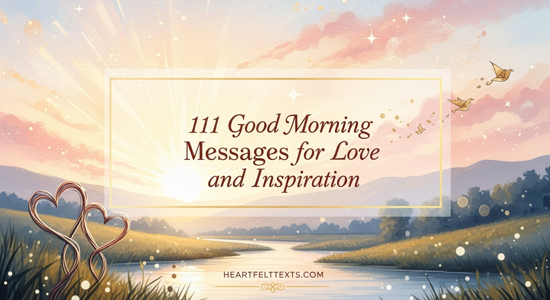 111 Good Morning Messages for Love and Inspiration