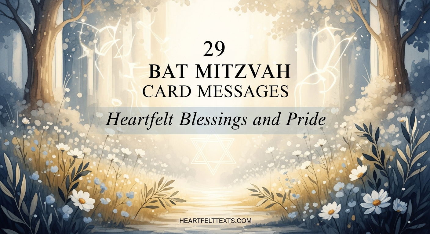 29 Bat Mitzvah Card Messages Heartfelt Blessings and Pride