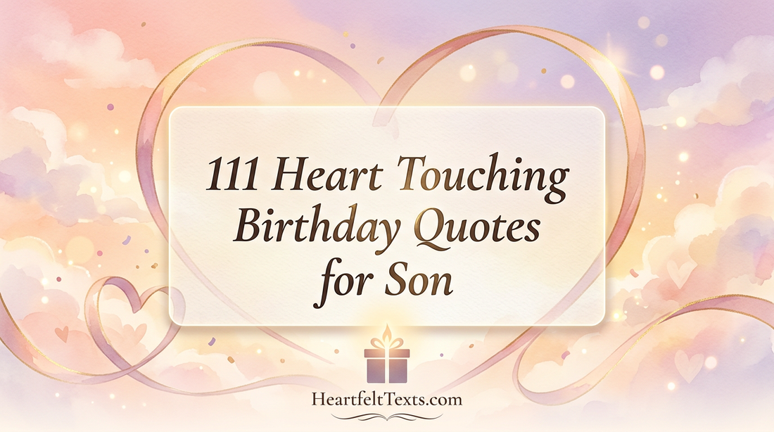 111 Heart Touching Birthday Quotes for Son