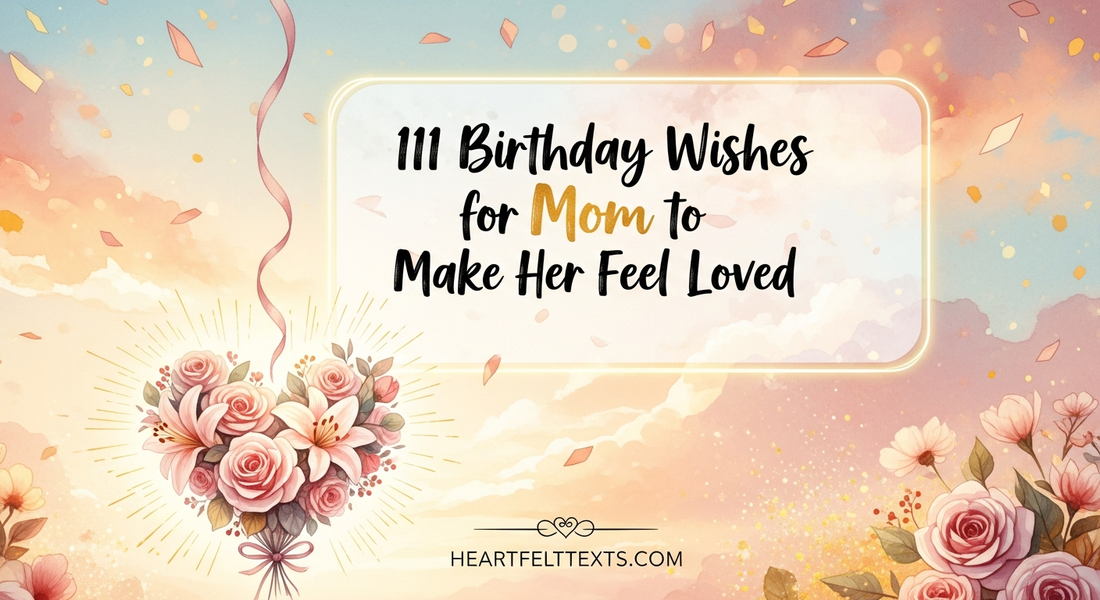 111 Birthday Wishes for Mom to Make Her Feel Loved