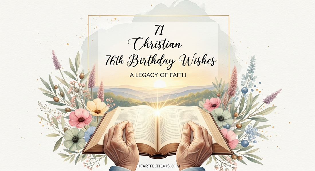 71 Christian 76th Birthday Wishes A Legacy of Faith