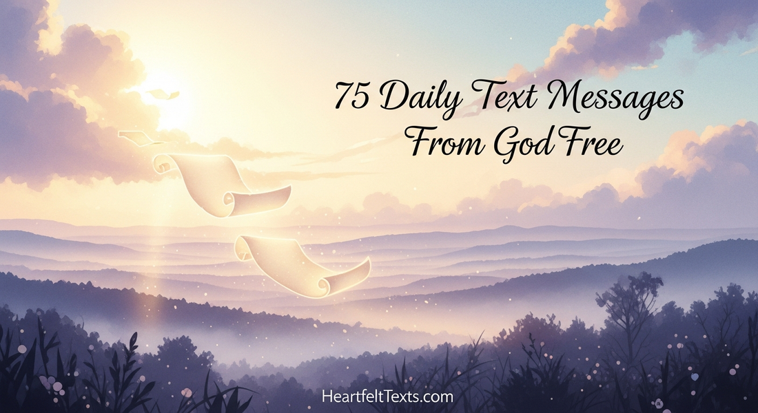 75 Daily Text Messages From God Free