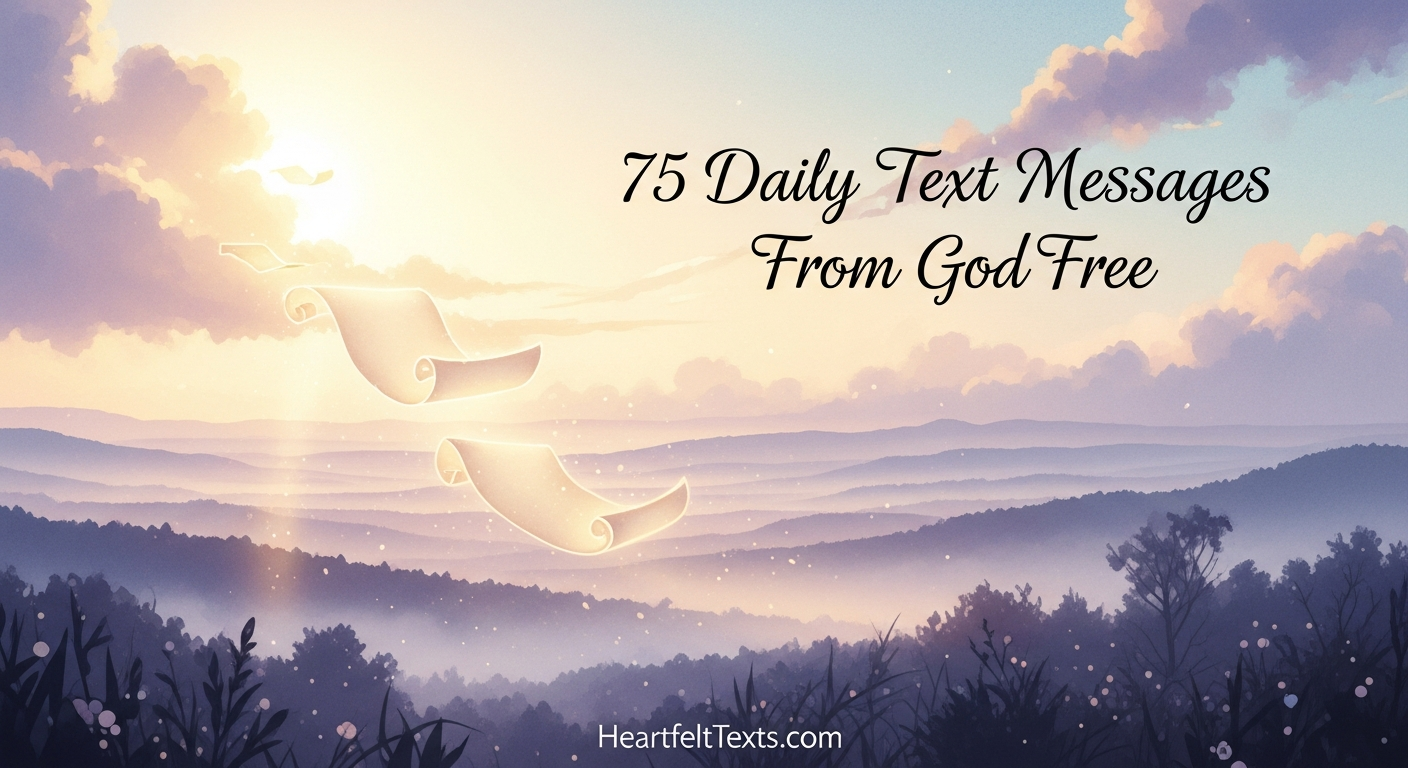 75 Daily Text Messages From God Free
