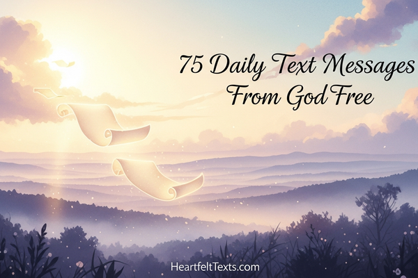 75 Daily Text Messages From God Free