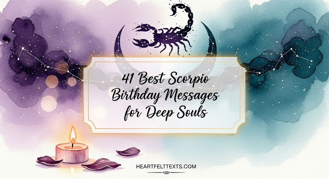 41 Best Scorpio Birthday Messages for Deep Souls