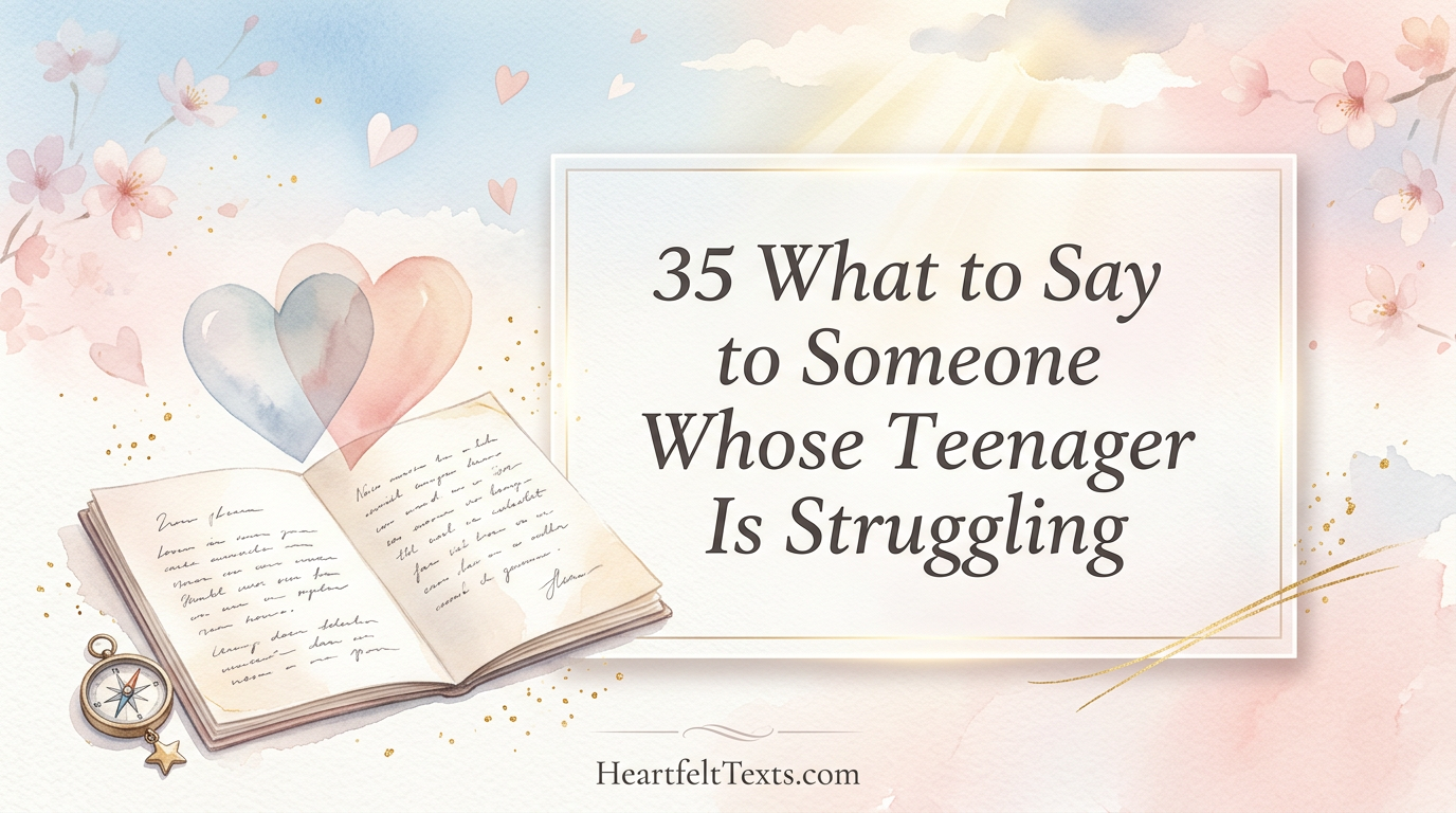 35 What to Say to Someone Whose Teenager Is Struggling