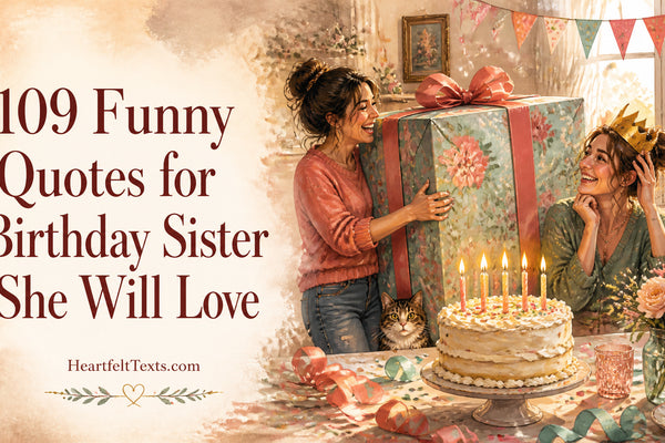 109 Funny Quotes for Birthday Sister She Will Love