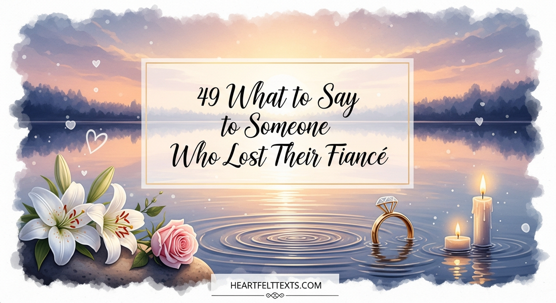 49 What to Say to Someone Who Lost Their Fiancé