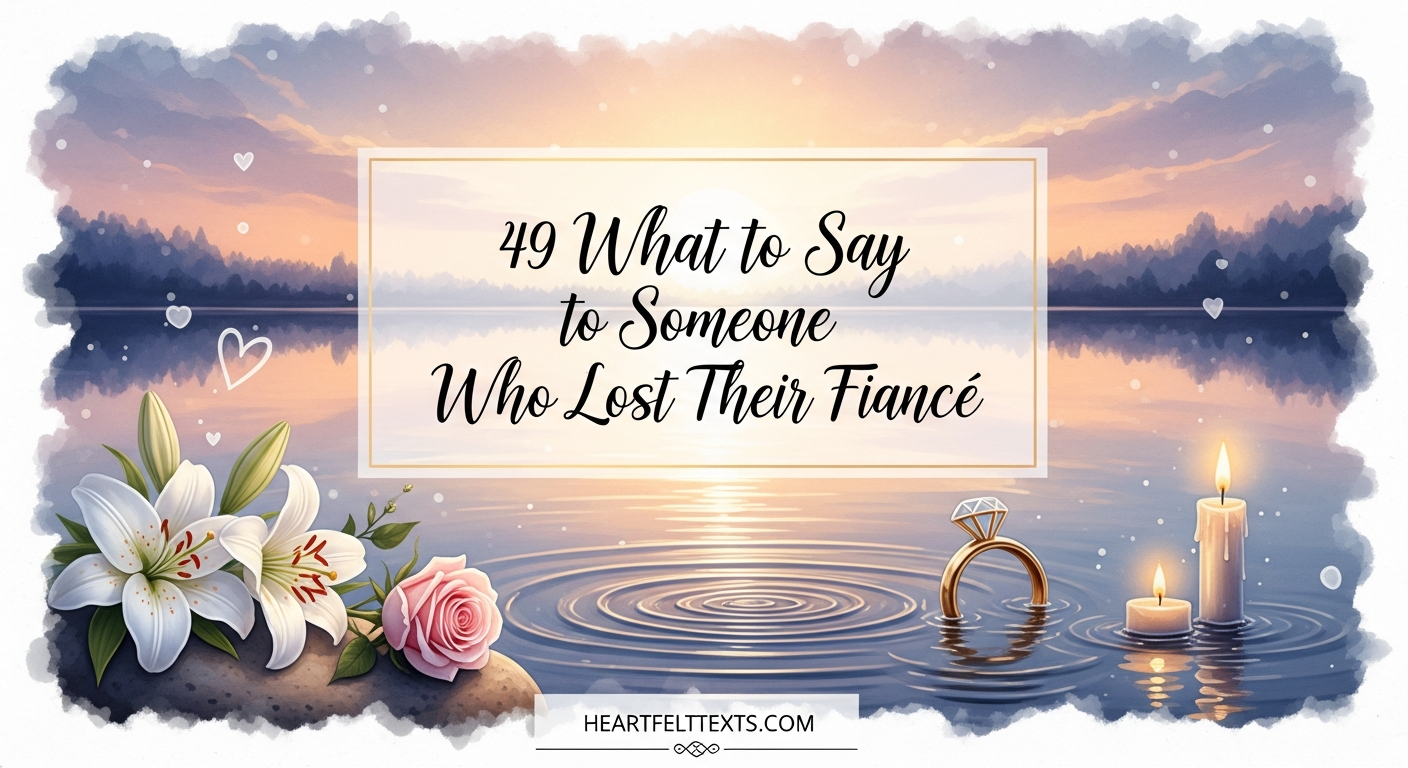 49 What to Say to Someone Who Lost Their Fiancé