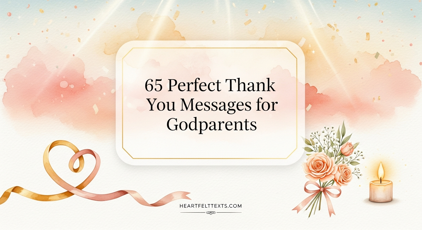 65 Perfect Thank You Messages for Godparents