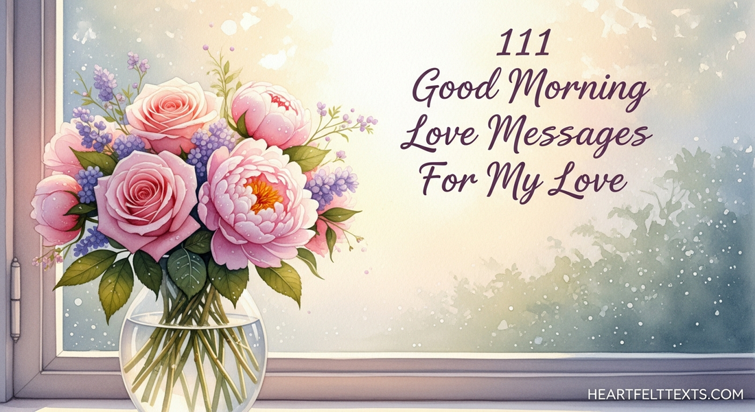 111 Good Morning Love Messages For My Love