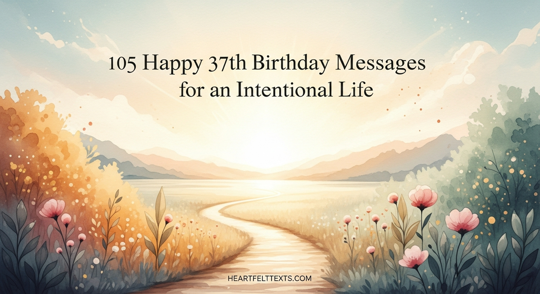 105 Happy 37th Birthday Messages for an Intentional Life